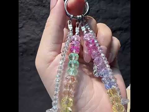 Neon Cube Candy Mermaid Tail Crystal Chain(White) - YouTube Video