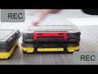 PROBEROS H1000 Double Sided Lure Box Handheld Double Layer Storage Case For Bait Accessories, Style: A Model(Yellow) - YouTube Video