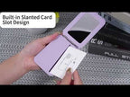 Square Mirror Hinge Folding Magnetic Card Bag(Dark Blue) - YouTube Video