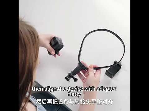 Action Camera Neck-hanging Bracket(Black) - YouTube Video