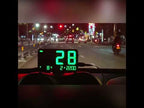 Kingneed C80 4.5inch HUD Car Head-up Display GPS Speed Meter Overspeed Alarm Mileage Altitude Clock(Black) - YouTube Video
