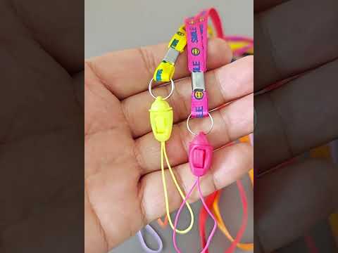 100 PCS Smiling Face Lanyards for ID Card Working Card Badge - YouTube Video