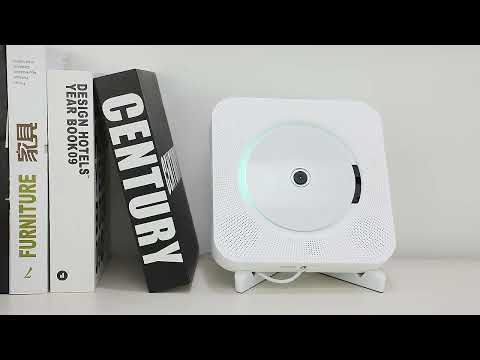 Kecag KC-809 10W Portable Bluetooth Album CD Player Player(White) - YouTube Video