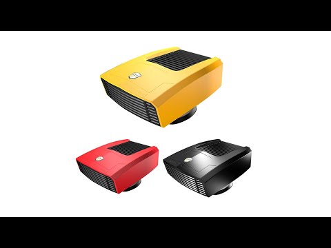 8265 Vehicle-Mounted Cooling And Heating Fan Defogger(12V Yellow) - YouTube Video