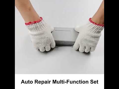 10 PCS / Set CY-0117 Sleeve Combination Tool Set Ratchet Repair Emergency Tricycle Auto Repair Multi-Function Set - YouTube Video