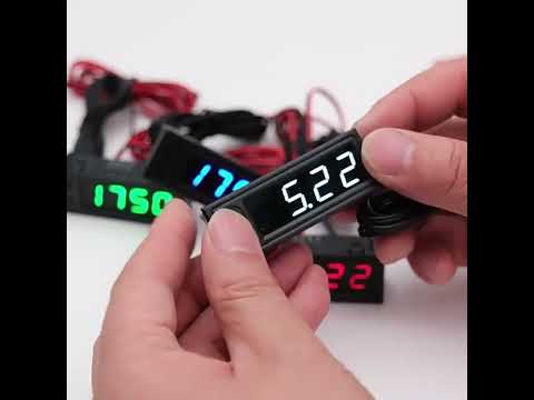 5V/12V WIFI Network Automatic Time Synchronization Digital Electronic Clock Module, Color: Blue - YouTube Video