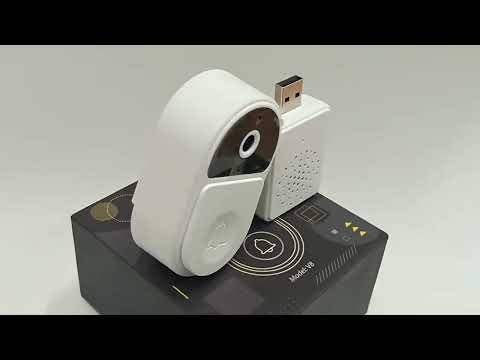 ML18 Mini Ultra Wide Angle Smart Video Doorbell Support Two-way Voice(Black) - YouTube Video
