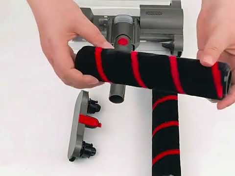 For Dyson Omni-Glide Sv19/21 / Micro  Vacuum Cleaner Dual Roller Brush Head Universal Floor Brush Replacement - YouTube Video