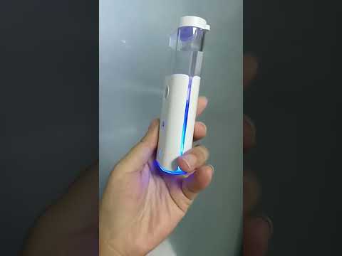 Nano Spray Water Cold Spray Face Moisture Replenisher Handheld Automatic Alcohol Sprayer - YouTube Video