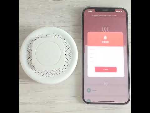 Zigbee Graffiti Wireless Smart Smoke Monitoring Alarm - YouTube Video