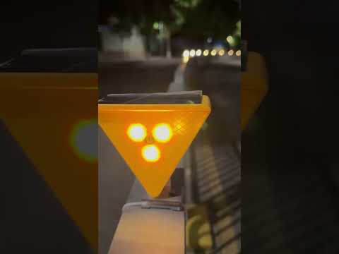 C2A Solar Flash LED Strobe Warning Light(White Light) - YouTube Video