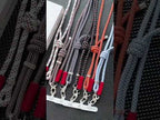 Recycled polyester yarn color-blocked woven hanging rope(Orange) - YouTube Video