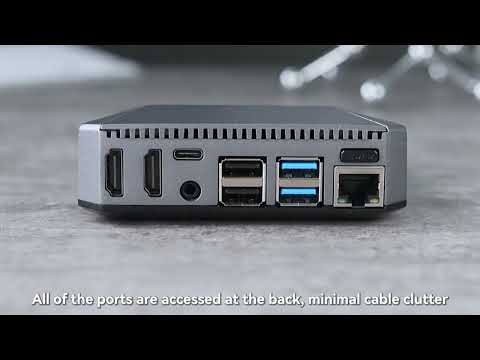 Waveshare Argon One Aluminum Case For Raspberry Pi 4, with Safe Power Button - YouTube Video