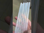 10 PCS Practical Transparent White Hot Melt Glue Stick, Size: 270 x 7mm - YouTube Video