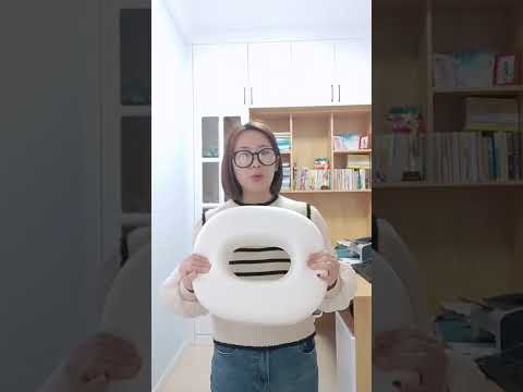 Slow Resilience Memory Foam Office Hip Pad After Hemorrhoids Operation Cushion(Black) - YouTube Video