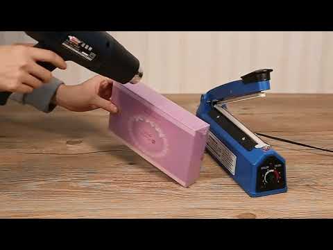 100pcs Sealer Closer Machine Special Transparent Plastic Bag with Customized Logo & Design, Size: 17cm x 26cm - YouTube Video