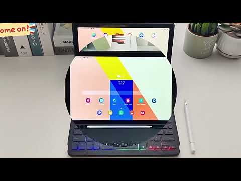 For iPad 2025 Magnetic Bluetooth Color Keyboard Case(Dark Night Green) - YouTube Video