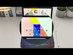 For iPad 2025 Magnetic Bluetooth Color Keyboard Case(Dark Night Green) - YouTube Video
