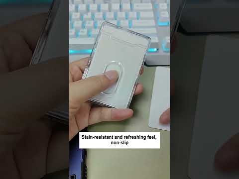Vertical Card Slots Type B MagSafe Magnetic Ring Phone Back Sticker Card Holders(Transparent) - YouTube Video