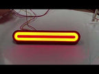 2 PCS Heavy-duty Truck Trailer 100LED Light Guide Two-color Brake Light - YouTube Video