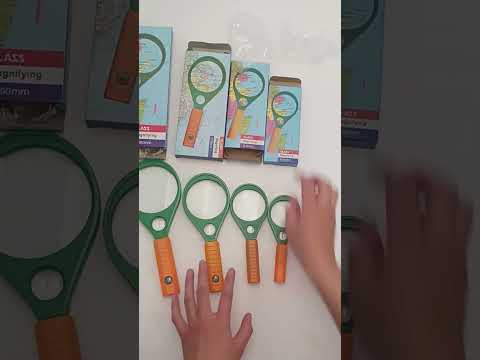 3pcs 3X/4X/6X/8X Elderly Reading Handheld Bifocal HD Magnifier, Specification: 50mm - YouTube Video