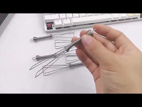 Steel Wire Mechanical Keyboard Cleaning Replacement Key Puller(5218) - YouTube Video