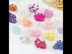 5 Branches DIY Hand-simulated Plum Mini Flocking Cloth Lucky Flower(Blue) - YouTube Video