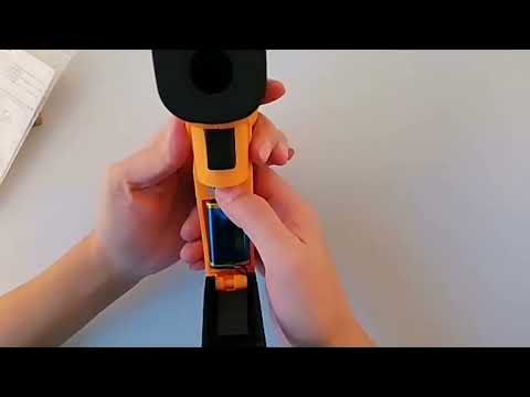 Infrared Thermometer, Temperature Range: -50 - 900 Degrees Celsius(Yellow) - YouTube Video