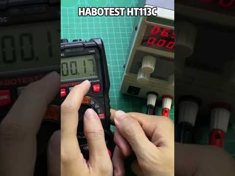 HABOTEST HT113C Automatic Range High-precision Digital Multimeter - YouTube Video