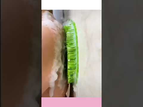 Lazy Rubbing Back Brush With Suction Cup Brush Bathroom Tool Wall Massage(Blue) - YouTube Video