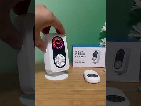 XY-601 Adjustable Volume Wireless Waterproof Doorbell Caregiver Call Button Kit(Black) - YouTube Video