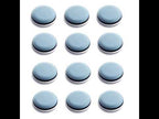 16 in 1 20mm Round Table Chairs Non-slip Foot Mat - YouTube Video