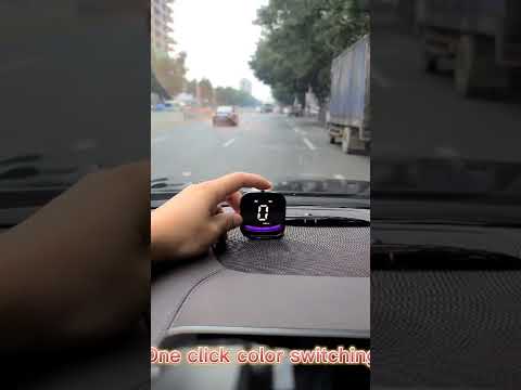 G4 Head Up Display Car Speedometer Smart Digital Alarm Reminder GPS HUD - YouTube Video