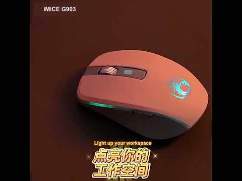 iMICE G903 2.4G Single Mode 6-key Silent Wireless Gaming Mouse(Silver) - YouTube Video