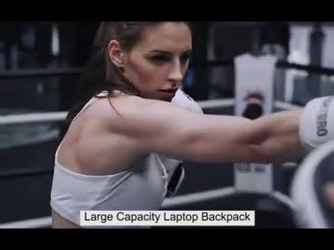 Bopai 62-00121 Multifunctional Wear-resistant Anti-theft Laptop Backpack(Black) - YouTube Video