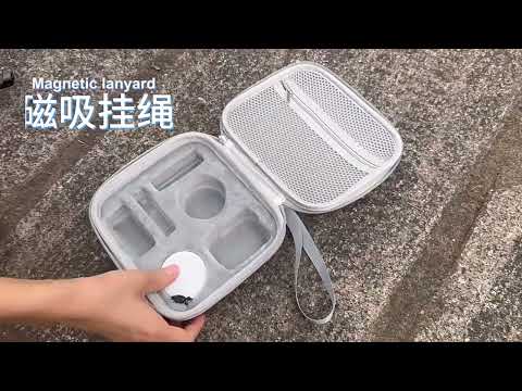 For Insta360 GO 3 / GO 3S Portable EVA Storage Box Case (Grey) - YouTube Video