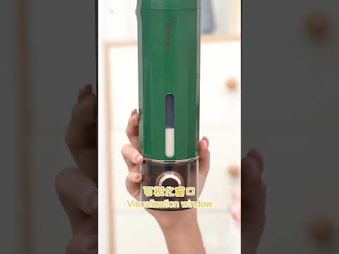 Wall Mounted Manual Soap Liquid Hotel Handwashing Bathroom Bathing Foam Soap Dispenser(Dark Green) - YouTube Video