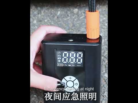 JM-8804 Car High-Pressure High-Power Tire Air Pump(Wireless Version) - YouTube Video