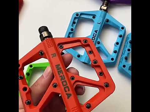 MEROCA Mountain Bike Nylon Pedal(Black) - YouTube Video