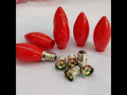 E12 2W 2835 SMD 90 LM LED Red Light Bulb Energy Saving Light, AC 220V - YouTube Video