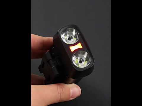 Head-Mounted LED Outdoor Sensor Long Range Fishing Work Headlamp, Style: Black Standard - YouTube Video