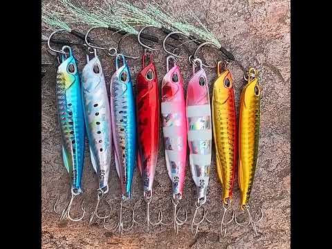 3 PCS PROBEROS LF103 Simulation Metal Sea Fishing Bait, Specification: 10g(A With Hook) - YouTube Video