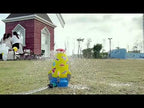 Rotating Sprinkler Flying Children Water Toys, Color: Yellow Rocket + Joint - YouTube Video