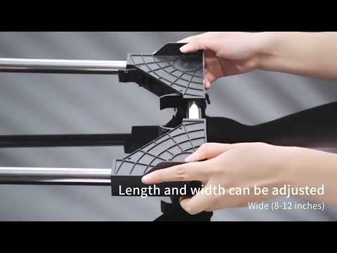 ORICO CPB4-BK-BP Computer Host Bracket with Wheels (Black) - YouTube Video
