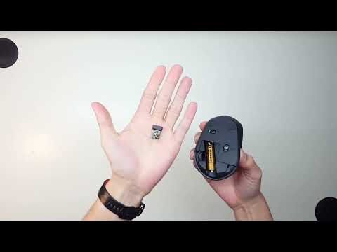 Logitech M280 2.4GHz 3-keys 1000DPI Wireless Optical Mouse, Wireless Range: 10m(Black) - YouTube Video