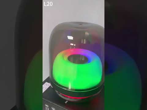 L20 15W Transparent Luminous 6D Stereo Wireless Bluetooth Speaker - YouTube Video