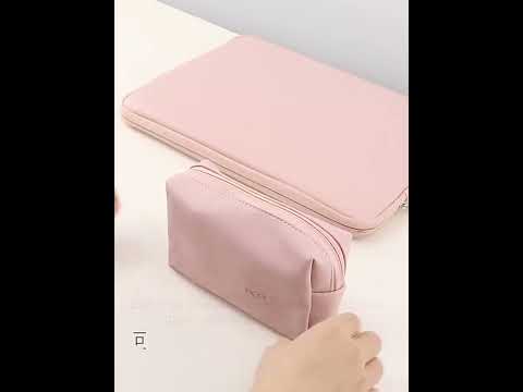 Baona XB-Q003 Power Storage Handbag PU Leather Digital Storage Bag(Gentleman Gray) - YouTube Video