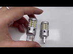 2pcs 7440 IC12-28V / 16.68W / 1.39A Car 3020EMC-26 Constant Current Wide Voltage Turn Signal Light (White Light) - YouTube Video