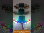 Solar Powered Eagle Eye Strobe Warning Light Wireless RGB Anti-Collision Emergency Flasher Lamp Screw Bracket Red & Yellow - YouTube Video