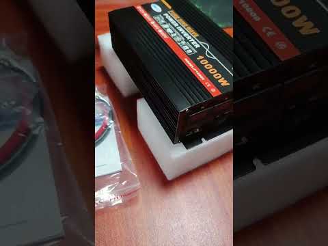 3000W (Actual 500W) 12V to 220V High Power Car Sine Wave Inverter Power Converter - YouTube Video